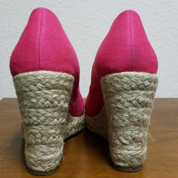 BCBG Pink Wedges - Picture 3 of 7